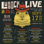 2022 Lubbock Live: Festival For The Arts Flyer