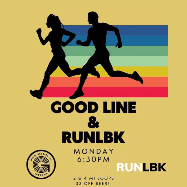 Run Club at Good Line Beer Co. Lubbock